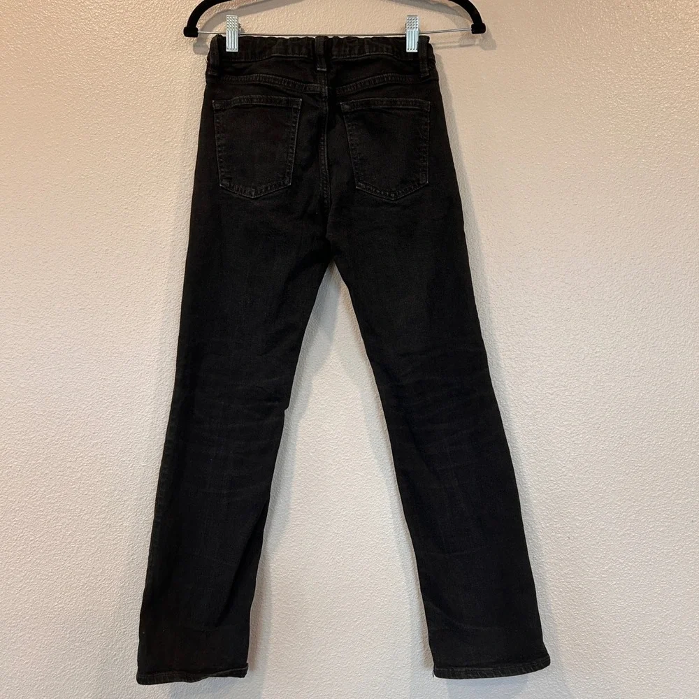 Old Navy Boys Straight Built-In Flex Adjustable Waist Black Jeans Size 12